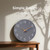 Mosewa Large Wall Clock 16" Modern Silent Non-Ticking Battery Operated