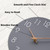 Mosewa Large Wall Clock 16" Modern Silent Non-Ticking Battery Operated