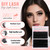 Mega Volume Lash Clusters with Bottom Lash 100D+200D Thick Eyelash Clusters 14-25mm Individual Lashes Lower Lashes D Curl Cluster Eyelash Extensions DIY Lash Extension by Yaiseiko