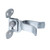 VIVIDA 1-3/8" Wall Mount Gate Latch, Flat Back Chain Link Gate Latch, 1 PCS