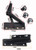 YIDELAI - Two Black Spring Supported Folding Hinges for Furniture
