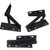 YIDELAI - Two Black Spring Supported Folding Hinges for Furniture