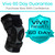 Vive Hinged Knee Brace with Side Stabilizers - Support for Patella