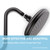 OFFO Shower Head Extension Arm 10 in, Oil Rubbed Bronze S Shaped Arm With Flange High Rise Goose Neck Shower Extension