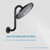 OFFO Shower Head Extension Arm 10 in, Oil Rubbed Bronze S Shaped Arm With Flange High Rise Goose Neck Shower Extension