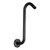 OFFO Shower Head Extension Arm 12 in, Oil Rubbed Bronze S Shaped Shower Arm with Flange High Rise Goose Neck Shower Extension