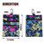 hapheal Golf valuables pouch, zipper golf ball bag with 4 pockets, golf accessories pouch for storing balls,tees,mobile phone,keys, cards and cash, great gift for golfers (1 PACK FLOWER PRINT)