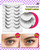 Onlyall Natural Lashes Wispy Lashes Natural Look False Eyelashes Natural Flared Eyelashes False Eye Lashes Soft Fluffy Lashes 7 Pairs DK53