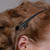 LALAFINA 3pcs Duckbill Hair Clips Black Metal 4.91X0.98X0.51in
