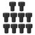 Gopayia Grate Rubber Feet Replaces W10919249 SDA-00189300 Stove Gate HP Rubber Bumper for Kitchen Aid for Jenn Air Gas Range Burners Cooktop Grills, 10 Pack