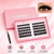 Pre Glued Wispy Lash Clusters Kit, 70 Pcs Individual Eyelash Clusters (12-20mm D Curl) - DIY Lash Extension Kit with Eyelashes Tweezers and Clips, Natural Fake Lashes No Glue Need, Beginners Friendly