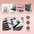 Pre Glued Wispy Lash Clusters Kit, 70 Pcs Individual Eyelash Clusters (12-20mm D Curl) - DIY Lash Extension Kit with Eyelashes Tweezers and Clips, Natural Fake Lashes No Glue Need, Beginners Friendly