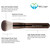 Real Perfection Makeup Brush Set 16 Pcs with 1 Eyebrow Razor Premium Synthetic Foundation Powder Concealers Eyeshadow Blush Makeup Brushes Make up Brushes Kit (Coffee)