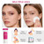 600 PCS Cotton Rounds–100 Count (Pack of 6)-Soft, Absorbent, Cotton Face Pads for Makeup Removal, Skincare, Skin Care and Gentle Facial Cleansing - Lint Free Stitched Pads