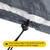 SELUGOVE Pool Cleaner Caddy Cover, Robotic Pool Cleaner Cover, Waterproof and Dustproof, with Windproof Elastic Hem, Fits Most Brands Robotic Pool Cleaner (Grey)