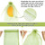 HRX Package 100pcs Mesh Fruit Protection Bags 8x12 in for Gardeners (Green)
