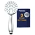 HammerHead Metal Handheld Shower Head High Pressure, 3 Spray Shower Wand