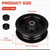 106-2175 Flat Idler Pulley for Toro Exmark 50 54" Deck Quest E-Series S-Series TimeCutter Replace 132-9420 (3Pack)