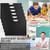 6 Pcs Black Extra Large 11x17 Clipboard Landscape Clipboards with Low Profile Clip Horizontal Sketch Board Reusable Plastic Art Clipboard Lap Boards for Drawing Sketching Art Supplies, 3mm Thick