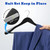 HOUSE DAY Premium Wooden Suit Hangers 12 Pack, Thick Wide Shoulder Black