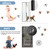 QWR Upgraded Pet Screen Door Fits Door Opening Size Up to 30"x80",Heavy Duty Cat Proof Mesh Screen Door with Zipper Closure,Prevent Cats Running Out from Home,Bedroom,Living Room,Kitchen(U-type,Black)