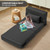 SUYOLS Folding Sofa Bed with Pillow- Convertible Chair Floor Couch & Sleeping Mattress, Foldable Memory Foam Sleeper for Living Room/Dorm/Guest Room/Home Office/Apartment/Loft, Single28, Dark Gray