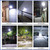 Solar Barn Light Outdoor Waterproof 56 LED 700Lum Shed Light Solar Security Flood Lights Motion Detector IP65 120° Sensor Angle Solar Powered for Patio Barn Garden Pathway Yard Lawn Balcony(Pack of 2)