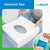 Toilet Seat Covers Disposable Flushable - Extra Large (18 x 22”) - Super Thick, Individually Wrapped Toilet Seat Cover for Travel & Public Bathroom - Premium Quality, Convenient and Hygienic (5 Pack)