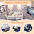 PAHTTO Inflatable Airplane Bed for Kids, Portable Toddlers Airplane Blow Up Matrress for Travel, Inflatable Baby Bed Mattress with Hand Pump, Toddler Travel Essentials