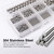 weideer 600pcs 12 Size Stainless Steel Precision Steel Balls 1-8mm Metric Bicycle Bearing Balls Assortment Kit Mixing Balls 1mm 2mm 2.5mm 3mm 3.5mm 4mm 4.5mm 5mm 5.5mm 6mm 7mm 8mm K-085-600
