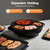 SNKOURIN Hot Pot with Grill 2 in 1, Multifunctional Smokeless Korean Barbecue Grill, Indoor Electric Hotpot Grill Combo, Capacity for 3-5 People, Non-stick Black 110v