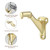 HOME MASTER HARDWARE Hand Rail Brackets for Stairs 3 Pack, Heavy Duty