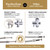 Purrfectzone 2 Pack Bidet Sprayer for Toilet, Handheld Bedet Shower Kit, Easy-to-Install Toilet Bidet Shattaf, Hand Held Stainless Steel Bedet with Adjustable Flow, handheld Cloth Diaper set