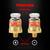 Ampper M8 Thread Male Brass Battery Terminal Charging Posts Adapter, 4 Pc