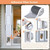 Gulrear Max 95"Sliding Door Air Conditioner Vent Kit with Screen net & 2 weather strippings Energy Saving Airtight Universal 5.0/5.9 Inch AC Hose Coupler Portable AC Balcony Door Plates kit