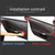 PIUGILH Car Interior Door Molding Trims, Real Carbon Fiber Door Panel Cover Trim Inner Side Door Trim Strip Decal Accessories for Corvette C6 Z06 ZR1 2005-2013, 3PCS (Red)