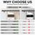 VOIIY Bronze Curtain Rods for Windows 48 to 84 Inch(4-7 Feet),1" Diameter Drapery Rods with Modern Style End Cap Finials,Size:36-88 Inch,Antique Bronze