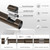 VOIIY Bronze Curtain Rods for Windows 48 to 84 Inch(4-7 Feet),1" Diameter Drapery Rods with Modern Style End Cap Finials,Size:36-88 Inch,Antique Bronze