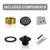 WELSAN Matte Black Tub Drain and Overflow Kit, Bathtub Drain Kit Universal