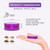 2.2-Inch Manual Aluminum Spice Mill for Culinary Spices, Purple