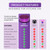 2.2-Inch Manual Aluminum Spice Mill for Culinary Spices, Purple
