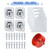 Recessed D-Ring Tie Down Anchor Kit 4-Pack, Heavy Duty 6,000 lb Capacity