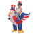 Patriotic Independence Day Inflatable Eagle Costume Riding Bald Eagle Suit 4th of July Blow-up Costume for Adult/Independence Day Parade/Memorial Day