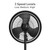 HOLMES 16" Outdoor Misting Stand Fan, Hose Connection, 3 Speeds, 3 Micro-Mist Levels, 80° Oscillation, Adjustable Height, 25° Head Tilt, GFCI Plug, Black