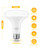 11W LED Yellow Bug Light Bulbs Outdoor, 100W Equivalent BR30 Flood Lights