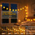 StarryEver Lantern String Lights Outdoor Plug in, 40Ft Connectable Warm White & White Lantern Lights with Remote Control, 40 LEDs String Lights Outdoor for Patio Balcony Garden Bedroom