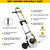 330 LB Capacity Folding Hand Truck Dolly Cart, Portable Aluminum Dolly Cart with Telescoping Handle and Rubber Wheels for Moving,Shopping,Travel,Office Use.