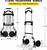 330 LB Capacity Folding Hand Truck Dolly Cart, Portable Aluminum Dolly Cart with Telescoping Handle and Rubber Wheels for Moving,Shopping,Travel,Office Use.