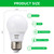 Qualilux Dusk to Dawn Light Bulbs, Auto On/Off Light Sensing LED Bulbs Outdoor, Daylight, Small A15 4-Pack, 5W 450LM 40W Equivalent, HQ-H031