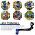 JFG RACING Motorcycle Gear Shifter Shift Lever Folding Tip CNC for TTR 110 08-09 11-21 CRF 110 CRF110F 2013-2023 Blue